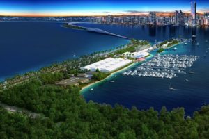 Miami international boat show location banner